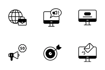 Digitales Marketing Icon Pack