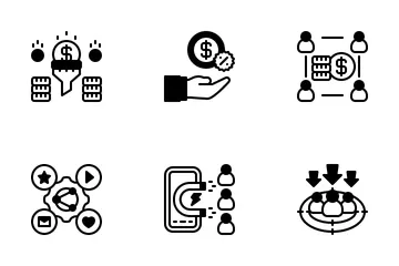 Digitales Marketing Symbolpack