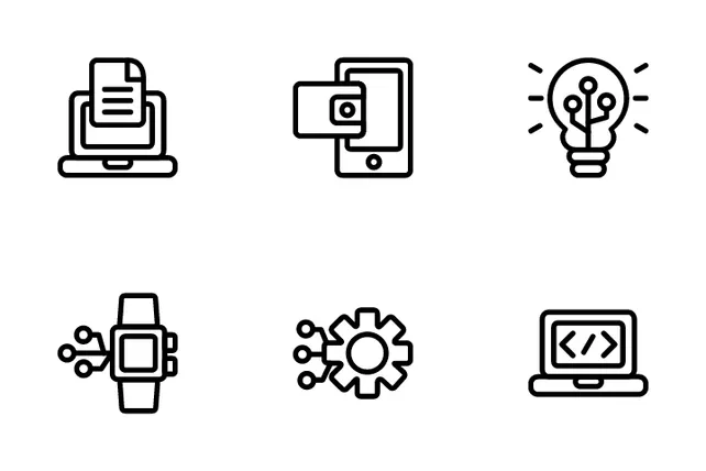Download Digitalisation Icon pack Available in SVG, PNG & Icon Fonts