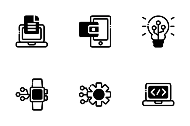 Download Digitalisation Icon pack Available in SVG, PNG & Icon Fonts