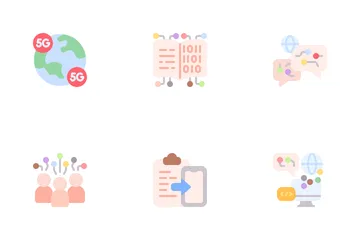 Digitalisierung Icon Pack