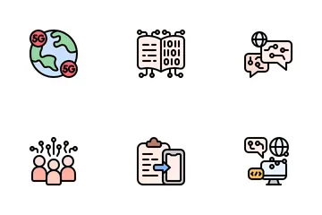 Digitalización Paquete de Iconos