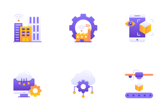 Digitalization And Industry Icon Pack