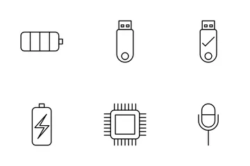 Digitale Technologie Symbolpack