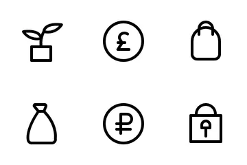 Dinero Paquete de Iconos