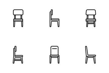 Dining Chair Icon Pack