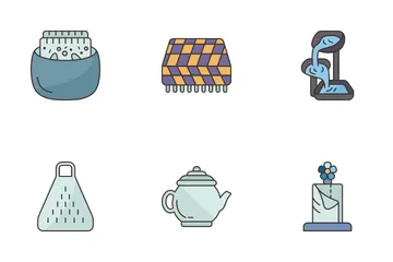 Dining Table Accessories Icon Pack