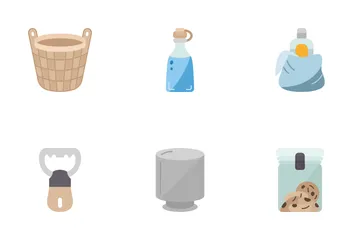 Dining Table Accessories Icon Pack