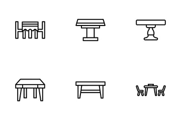 Dinner Table Icon Pack