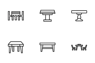 Dinner Table Icon Pack