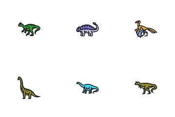 Dinosaur Dino Animal Cute Icon Pack