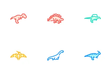 Dinosaur Wild Animal Icon Pack