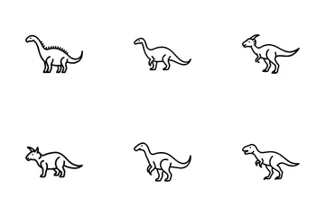 Dinosaurios Paquete de Iconos