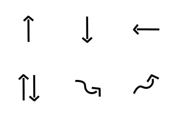 Dirección de la flecha Paquete de Iconos