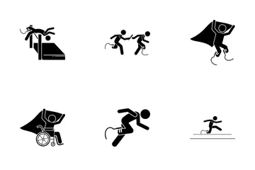 Disabled Field Track Sport Icon Pack