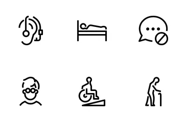 Disabled People Icon Pack