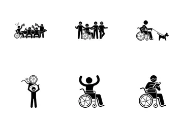 Disabled Social Life Icon Pack