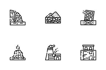Disaster Destruction Icon Pack