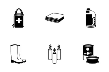 Disaster Supply Kit2 Icon Pack