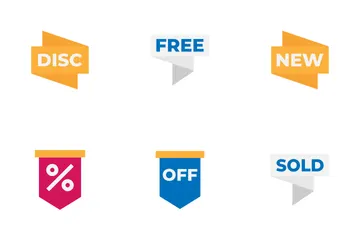 Discount Label Icon Pack