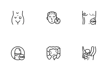 Disease Human Organ Icon Pack