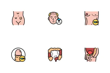 Disease Human Organ Icon Pack