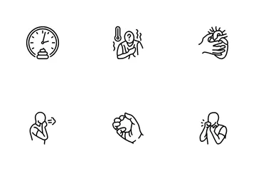 Disease Symptom Health Icon Pack