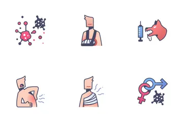 Diseases And Injury Icon Pack