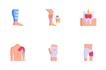 Diseases And Injury Icon Pack