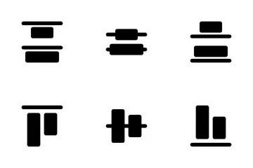 Disposición Paquete de Iconos