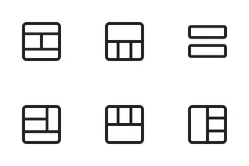 Disposición Paquete de Iconos