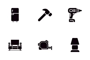 Diseño de interiores Paquete de Iconos