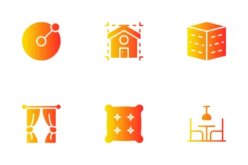 Diseño de interiores Paquete de Iconos