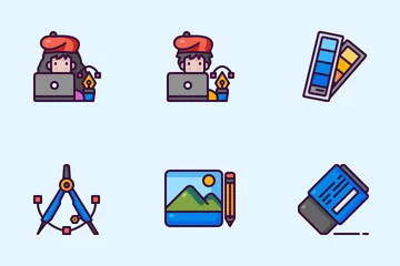 Diseño gráfico Paquete de Iconos