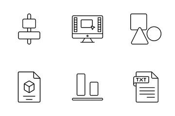 Diseño gráfico Paquete de Iconos