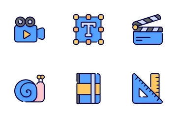 Diseño Gráfico Y Fotografía Paquete de Iconos