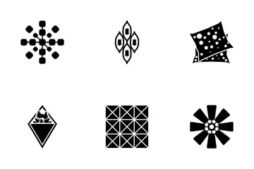 Diseño y decoración del hogar. Paquete de Iconos