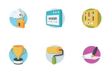 Diseño y desarrollo web Paquete de Iconos