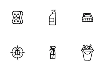 Disinfectant Icon Pack