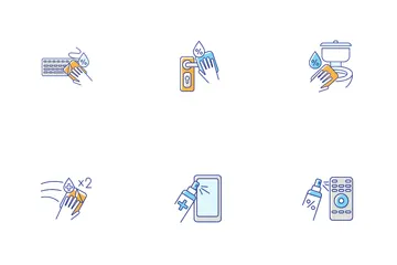 Disinfection Icon Pack