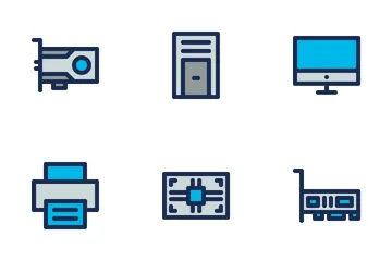 Dispositivo e hardware de computador Pacote de Ícones