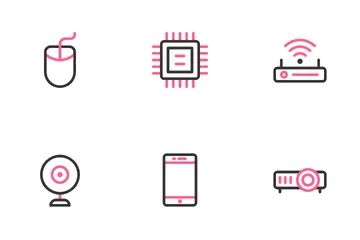 Hardware e Dispositivo Pacote de Ícones