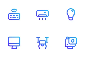 Dispositivo electronico Paquete de Iconos