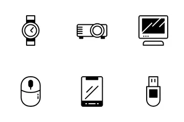 Dispositivo electronico Paquete de Iconos