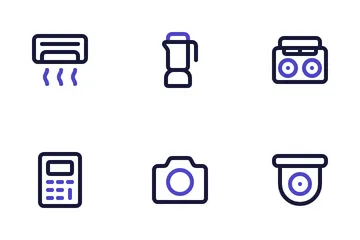 Dispositivo electronico Paquete de Iconos