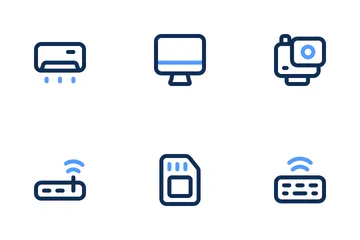 Dispositivo electronico Paquete de Iconos