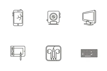 Dispositivo Elétrico Vol 1 Pacote de Ícones