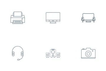 Dispositivo eletrônico Pacote de Ícones