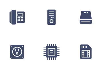 Hardware y dispositivo Paquete de Iconos