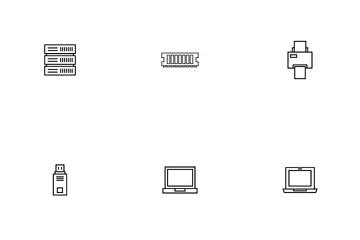 Dispositivo de hardware Paquete de Iconos